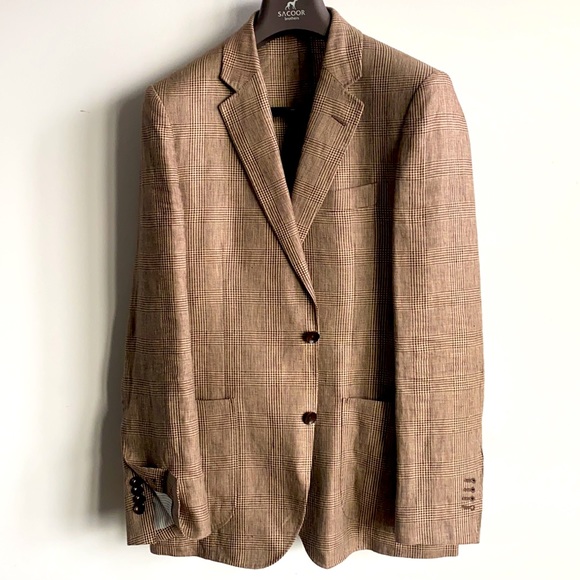 💯 Pure Linen Slim Fitted 36R|46RNWOT - Picture 3 of 13